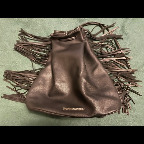 Victoria’s Secret Drawstring Fringe Bag Backpack - Picture 6 of 14